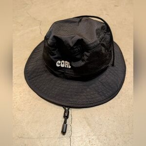Coal Black Bucket Hat Men's S Possibly Youth XL